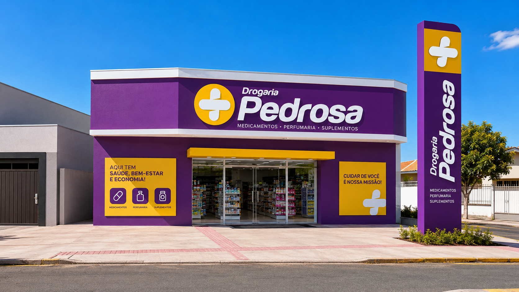 Atendimento da Drogaria Pedrosa